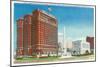 Buffalo, New York - NY State Office, Statler Hotel, McKinley Monument View-Lantern Press-Mounted Art Print