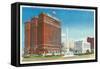 Buffalo, New York - NY State Office, Statler Hotel, McKinley Monument View-Lantern Press-Framed Stretched Canvas