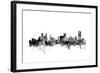 Buffalo New York Skyline-Michael Tompsett-Framed Art Print