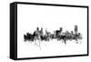 Buffalo New York Skyline-Michael Tompsett-Framed Stretched Canvas