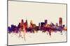 Buffalo New York Skyline-Michael Tompsett-Mounted Art Print