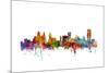 Buffalo New York Skyline-Michael Tompsett-Mounted Art Print