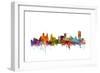 Buffalo New York Skyline-Michael Tompsett-Framed Art Print