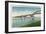 Buffalo, New York - View of the Peace Bridge over Niagara River-Lantern Press-Framed Art Print