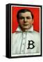 Buffalo, NY, Buffalo Minor League, Steamer Flanagan, Baseball Card-Lantern Press-Framed Stretched Canvas