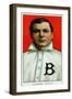 Buffalo, NY, Buffalo Minor League, Steamer Flanagan, Baseball Card-Lantern Press-Framed Art Print