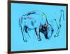 Buffalo Painting-Boyan Dimitrov-Framed Art Print