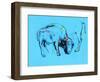 Buffalo Painting-Boyan Dimitrov-Framed Art Print