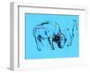 Buffalo Painting-Boyan Dimitrov-Framed Art Print