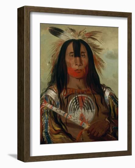 Buffalo's Back Fat, 1832-George Catlin-Framed Giclee Print