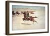 Buffalo Soldiers in Pursuit-Frederic Sackrider Remington-Framed Giclee Print