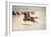 Buffalo Soldiers in Pursuit-Frederic Sackrider Remington-Framed Giclee Print