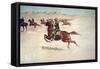 Buffalo Soldiers in Pursuit-Frederic Sackrider Remington-Framed Stretched Canvas