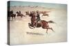 Buffalo Soldiers in Pursuit-Frederic Sackrider Remington-Stretched Canvas