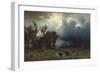 Buffalo Trail: The Impending Storm, 1869-Albert Bierstadt-Framed Giclee Print