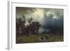 Buffalo Trail: The Impending Storm, 1869-Albert Bierstadt-Framed Giclee Print