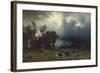 Buffalo Trail: The Impending Storm, 1869-Albert Bierstadt-Framed Giclee Print