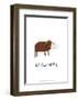 Buffalo Wings - Tom Cronin Doodles Cartoon Print-Tom Cronin-Framed Giclee Print