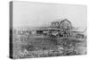 Buffalo, Wyoming - Exterior View of the Original Occidental Hotel-Lantern Press-Stretched Canvas