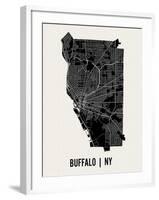 Buffalo-Mr City Printing-Framed Art Print