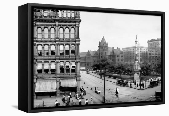 Buffalo-null-Framed Stretched Canvas