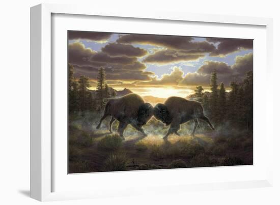 Buffalo-R.W. Hedge-Framed Giclee Print