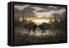 Buffalo-R.W. Hedge-Framed Stretched Canvas