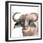 Buffalo-Victoria Brown-Framed Art Print