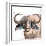 Buffalo-Victoria Brown-Framed Art Print