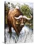 Buffalo-Susan Cartwright-Stretched Canvas