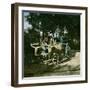 Buffaloes Pulling the Watering-Carriage of the Jardin D'Acclimatation, Paris-Leon, Levy et Fils-Framed Photographic Print