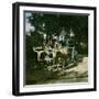 Buffaloes Pulling the Watering-Carriage of the Jardin D'Acclimatation, Paris-Leon, Levy et Fils-Framed Photographic Print