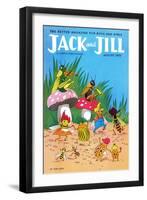 Bug Dance - Jack and Jill, August 1955-Wilmer Wickham-Framed Giclee Print