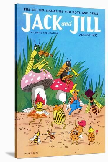 Bug Dance - Jack and Jill, August 1955-Wilmer Wickham-Stretched Canvas