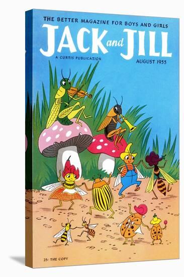 Bug Dance - Jack and Jill, August 1955-Wilmer Wickham-Stretched Canvas