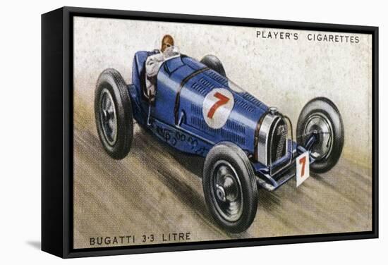 Bugatti 3.3-null-Framed Stretched Canvas