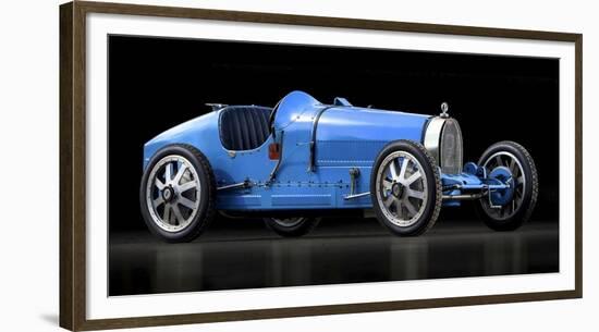 Bugatti 35-Gasoline Images-Framed Art Print