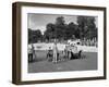 Bugatti and Renault on the start line for the Vintage Cup, Crystal Palace, 1939-Bill Brunell-Framed Photographic Print