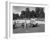 Bugatti and Renault on the start line for the Vintage Cup, Crystal Palace, 1939-Bill Brunell-Framed Photographic Print