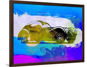 Bugatti Atlantic Watercolor 2-NaxArt-Framed Art Print