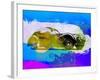 Bugatti Atlantic Watercolor 2-NaxArt-Framed Art Print