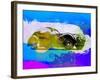 Bugatti Atlantic Watercolor 2-NaxArt-Framed Art Print