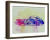 Bugatti Atlantic Watercolor 3-NaxArt-Framed Art Print