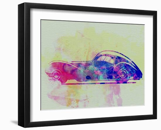 Bugatti Atlantic Watercolor 3-NaxArt-Framed Art Print