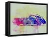 Bugatti Atlantic Watercolor 3-NaxArt-Framed Stretched Canvas