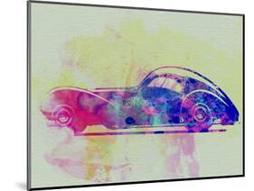 Bugatti Atlantic Watercolor 3-NaxArt-Mounted Art Print