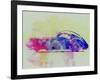 Bugatti Atlantic Watercolor 3-NaxArt-Framed Art Print