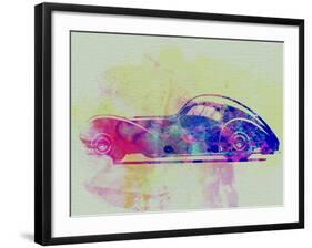 Bugatti Atlantic Watercolor 3-NaxArt-Framed Art Print