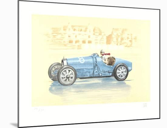 Bugatti-Helle Nice-Xavier La Victoire-Mounted Collectable Print