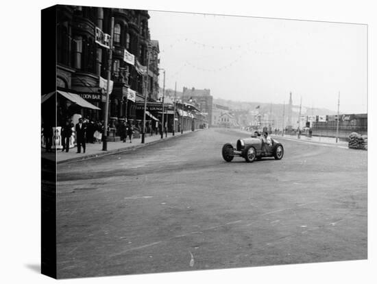 Bugatti in a Race on the Isle of Man, 1933-null-Stretched Canvas
